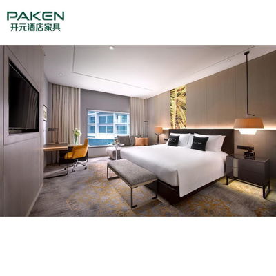 คุณภาพ  Star Rated Solid Wood Paken Modern Hotel Furniture โรงงาน