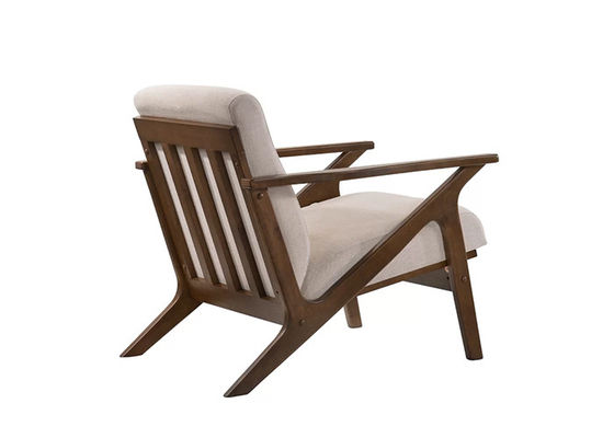 เฟอร์นิเจอร์โบราณเก้าอี้นวมไม้ยางพาราสไตล์โมเดิร์นกลางศตวรรษ