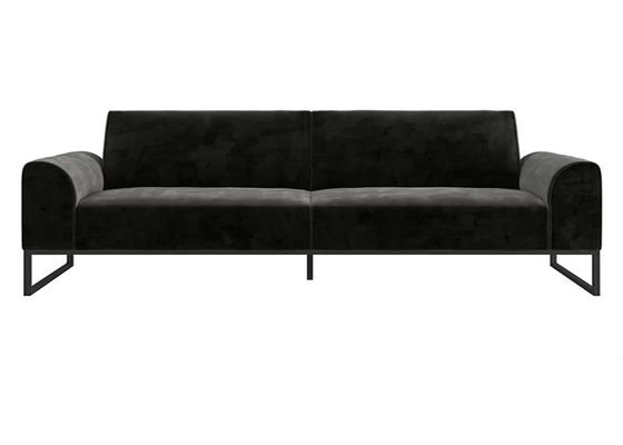 Villa / Apartment / Hotel Convertible Sofa Bed Two Seats SS Base Customizable Color